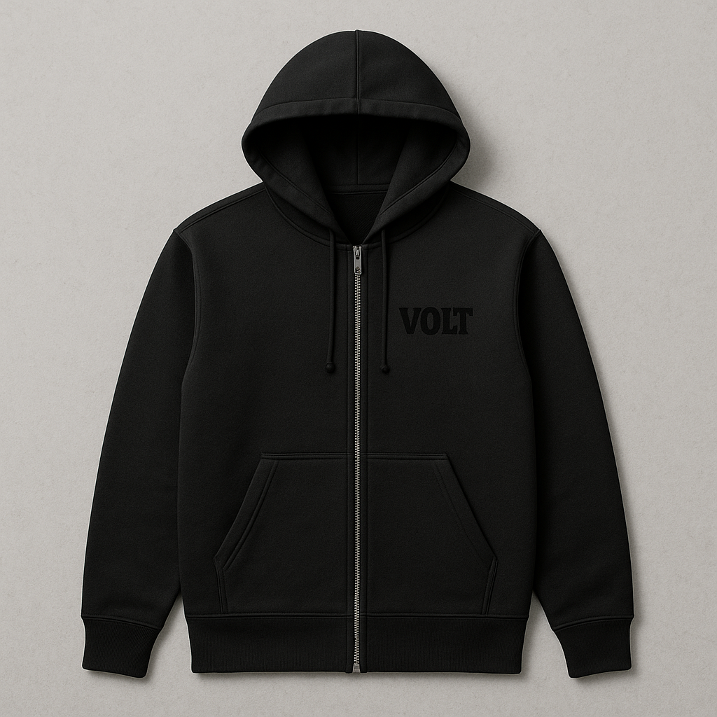 Volt Blackout Zip Up Hoodie